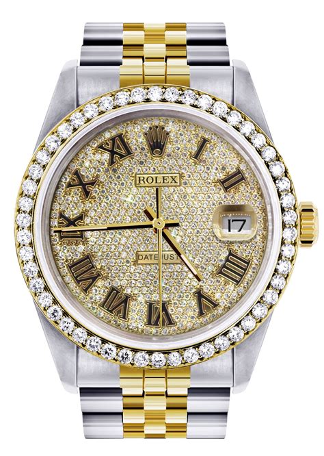 rolex gold and diamond price|Rolex full diamond prix.